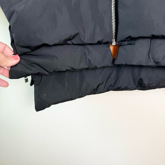 Orolay Black fleece hood‎ zip front Thickened Down Jacket Parka Size SMALL - Picture 7 of 13